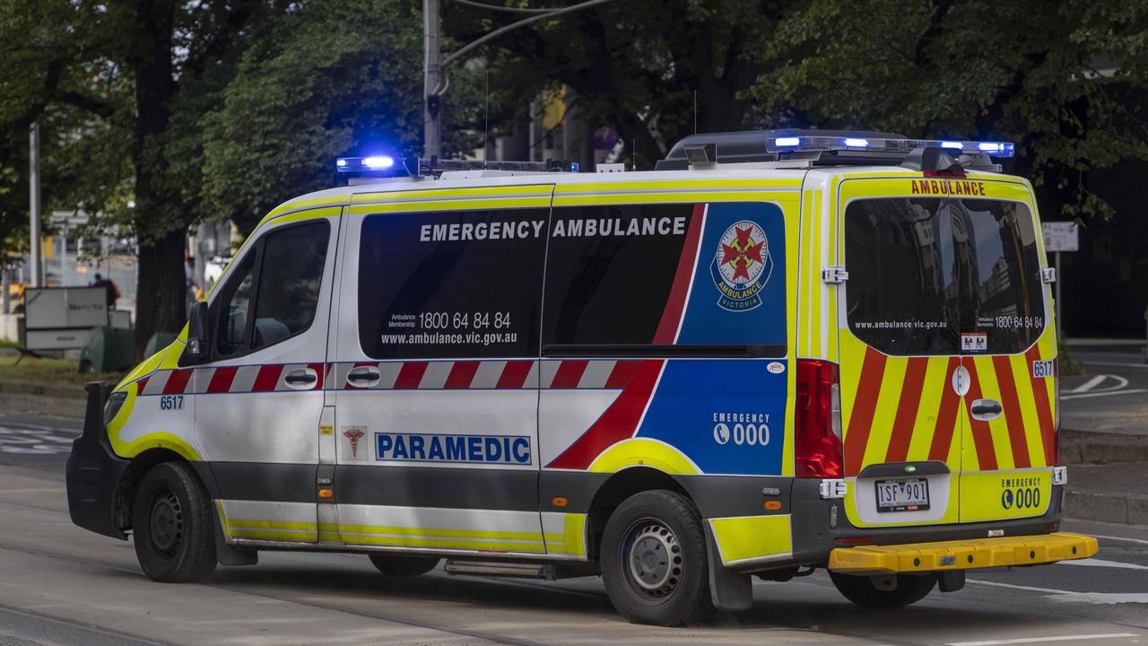 A woman is fighting for life after a hit and run in Marshall, Geelong. Picture: NCA NewsWire / Wayne Taylor