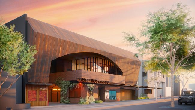 An artist’s impression of the Northbridge Music Hall in Perth.