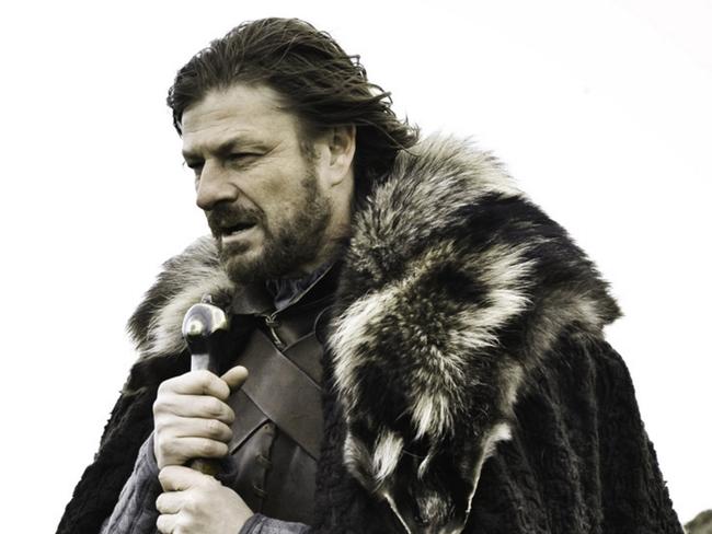 Sean Bean As Ned Stark.