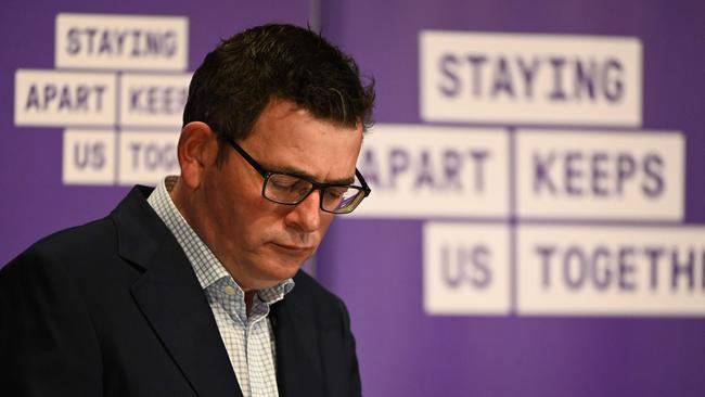 Victorian Premier Daniel Andrews is under pressure to provide answers on the state’s hotel quarantine scandal. Picture: AFP