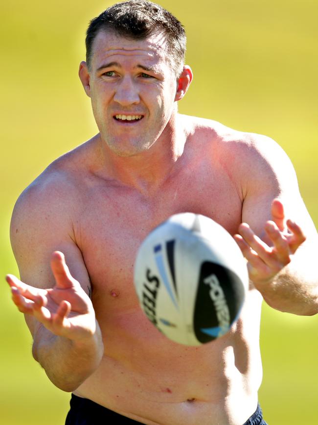 Gallen during training for the NSW Blues at Coffs Harbour in 2014. Picture Gregg Porteous