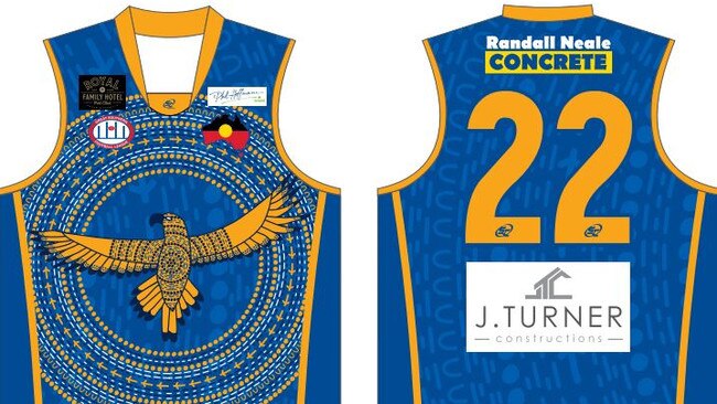 Amanda Westley’s indigenous guernsey for Encounter Bay.