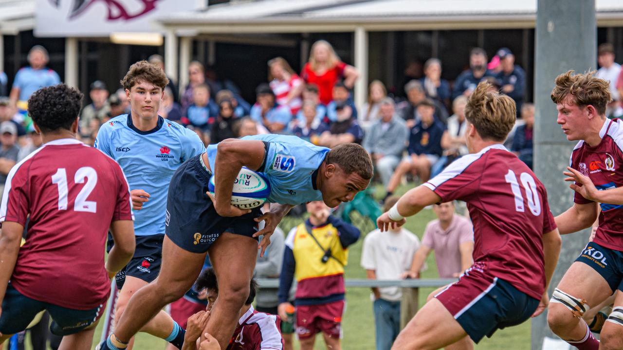 NSW Waratahs v Queensland Reds in Super Rugby U16s round three. Pictures: Reds Media