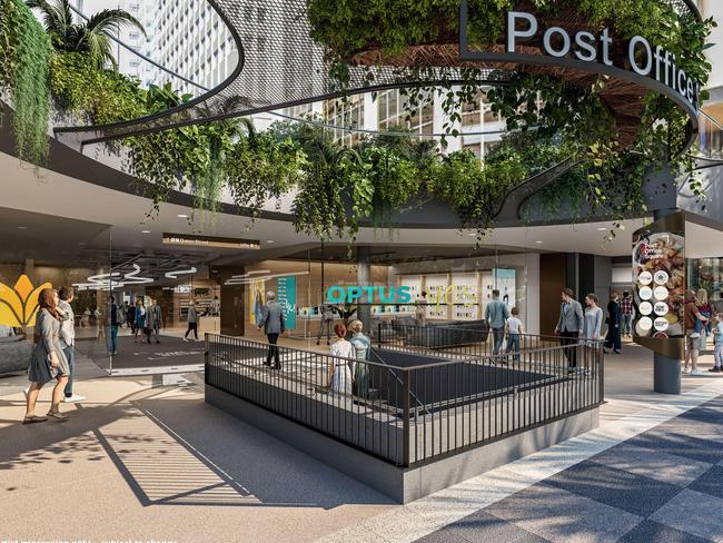 REAL ESTATE: An artist's impression of the redesign of Post Office Square in Brisbane's CBD. Image supplied.