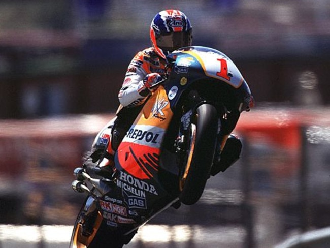 Mick Doohan in action.