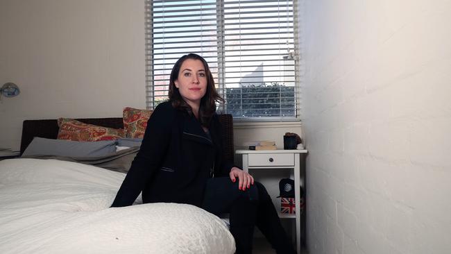 Annika Smethurst at Home in Canberra where several AFP officers spent hours inside rifling through her personal items, including her underwear. Picture: Gary Ramage