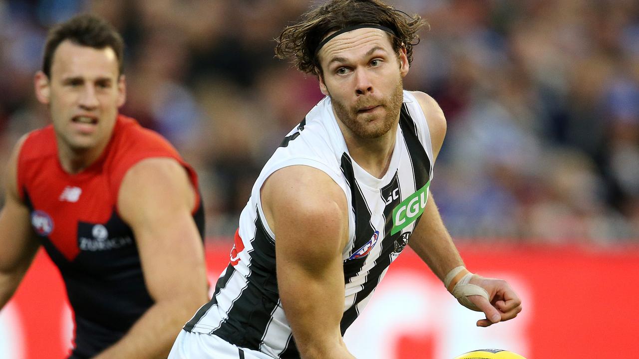 Matt Scharenberg is back for Collingwood. Picture: Michael Klein