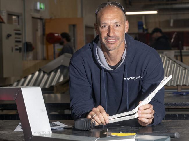 Plumbing teacher Steven Buckland at the Gordon TAFE in Geelong. Picture: Alan Barber