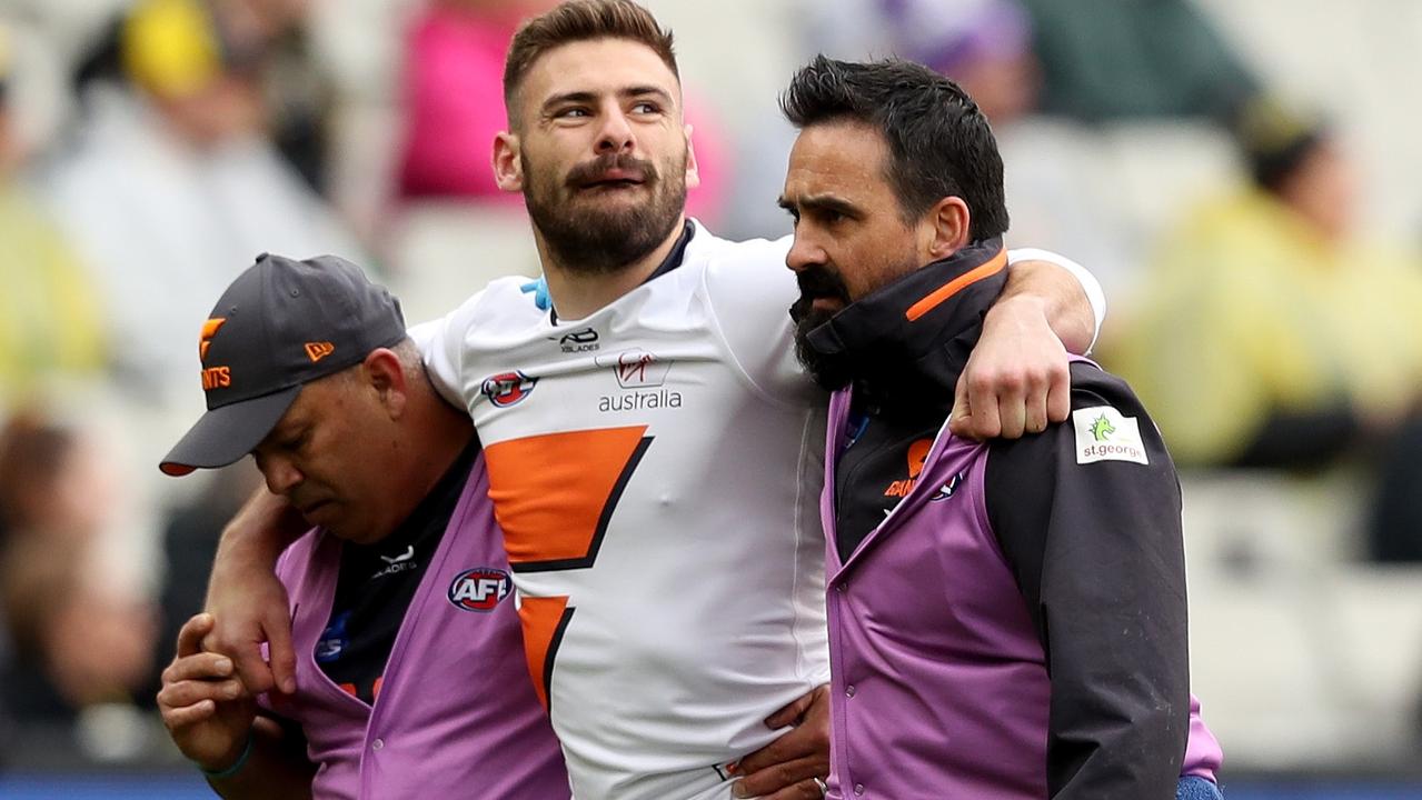 Coniglio injured his knee against Richmond in Round 17.