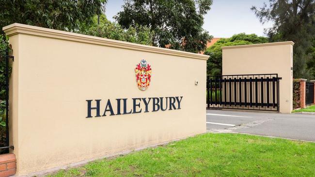 Haileybury College is under fire amid claims it banned a female student from inviting a girlfriend to the school formal.