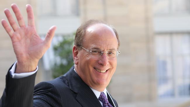 Chairman and CEO of BlackRock, Larry Fink. Picture: AFP