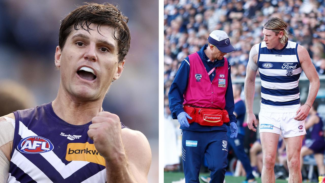 Lachie Schultz's Dockers defeated Mark Blicavs' Cats.