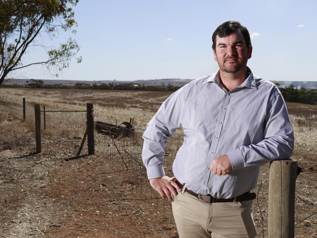 District Council of Tumby Bay Mayor Sam Telfer pictured on his farm near Tumby Bay. He wants Tumby Bay to remain Covid-19 free. MUST CREDIT- Photo: Robert Lang Photography