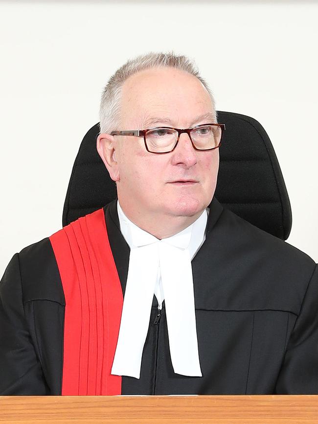 Supreme Court Justice Kevin Nicholson. Picture: Dylan Coker