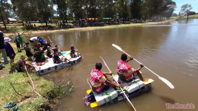 Fun games for Australia Day at Oakey