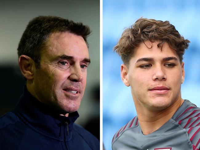 Brad Fittler has lobbed a hand grenade at Reece Walsh.