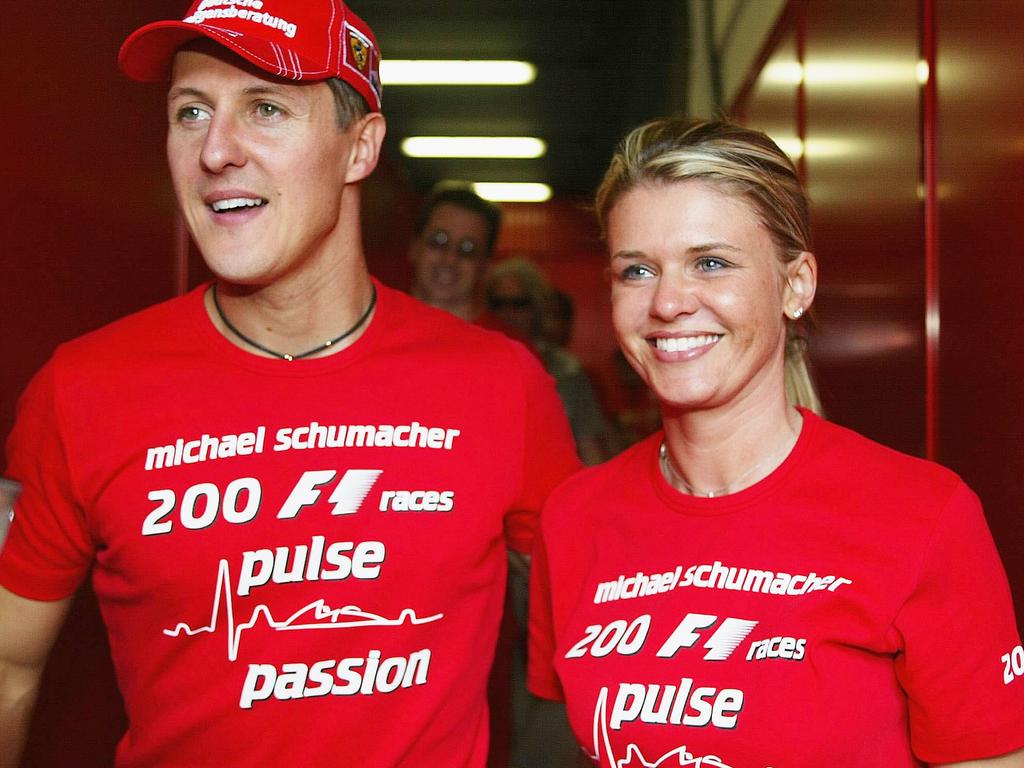 Michael Schumacher has not been seen publicly since his skiing accident.