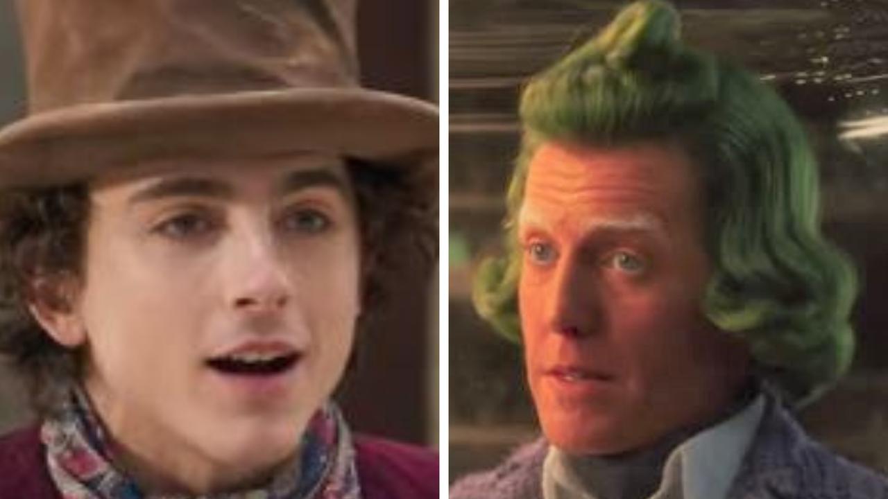 First look at Hugh Grant’s wild role in new Wonka film