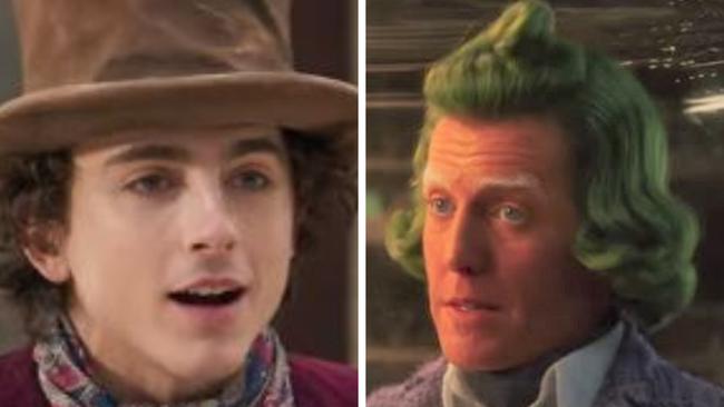 Hugh Grant as an Oompa Loompa.