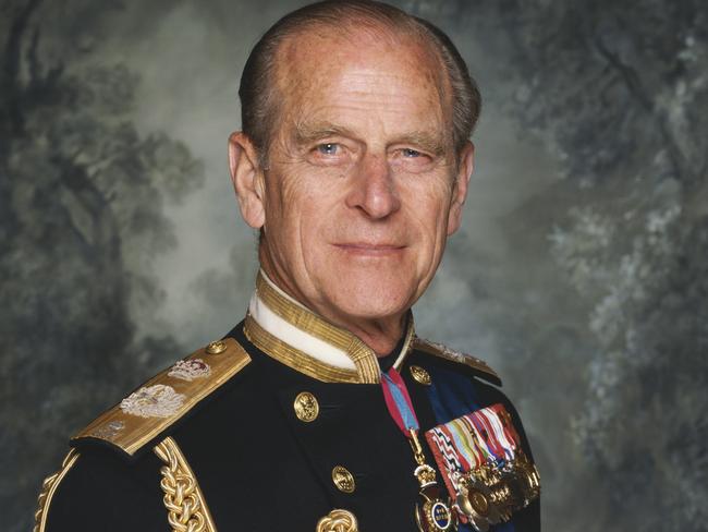 Prince Philip, Duke of Edinburgh, wearing his military dress uniform, circa 1990. .Picture: Terry O'Neill/Getty Images)