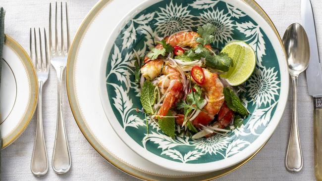 David Herbert's Thai prawn salad is a perfect Christmas starter.