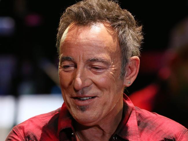 Bruce Springsteen and the E Street Band play their first show in Australia at Perth Arena tonight. Pictured - Fronting the media at the media callPicture: Daniel Wilkins