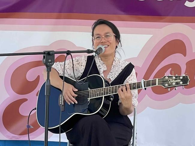 Sam Maddison performs at the Fraser Coast Flavours Festival at Seafront Oval on September 1, 2023.