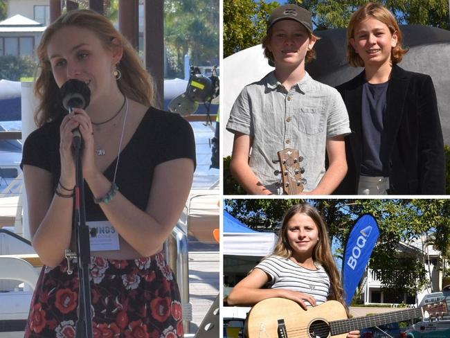 Buskers at the 2021 Noosa Come Together Festival