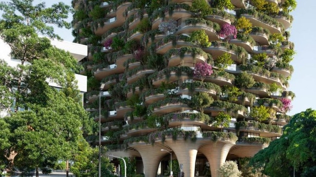 The building was spruiked as having the most landscaping of any in the world.