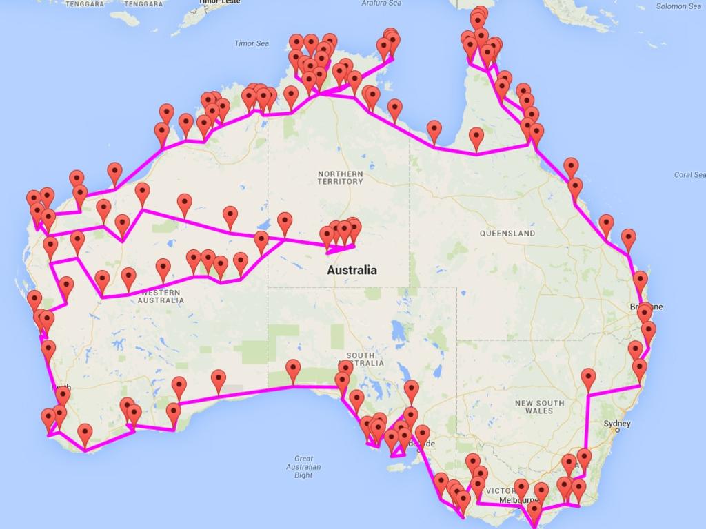 South Australia Road Trip Map How To Plan A Road Trip Around Australia: How Much Should You Plan Your  Itinerary? | Escape.com.au