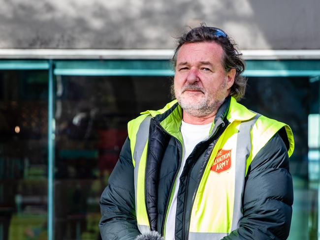 Don McCrae, homelessness and corrections manager at the Salvation Army. Picture: Linda Higginson