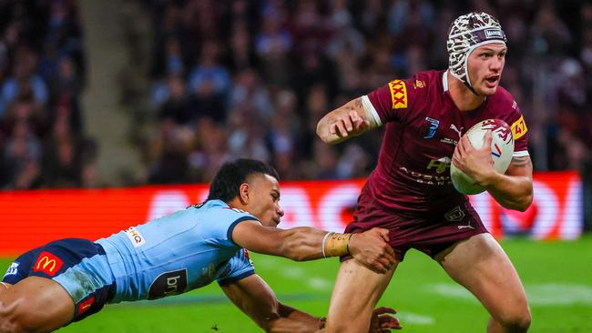 Kalyn Ponga in action for Queensland during State of Origin in 2022. Picture: AFP