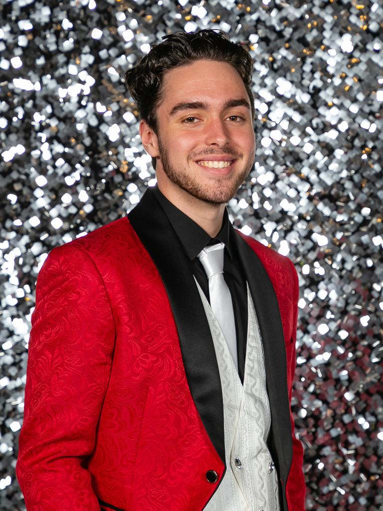 Adam Clair poses for a photo at the Southern Cross Catholic formal. Photo: Studio Kirby