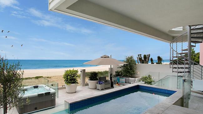 The luxury beach house up for grabs in Destination Gold Coast's Keys to the Coast campaign.