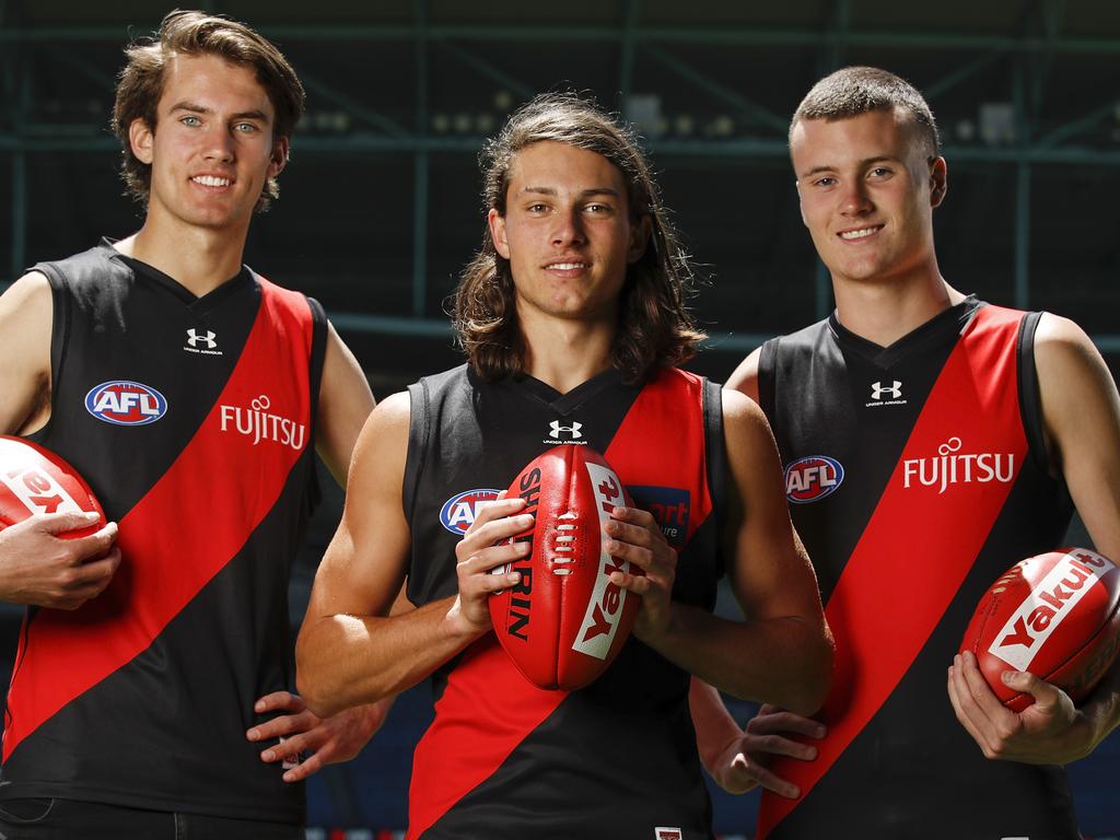 Can Essendon’s 2020 draft class finally deliver? Picture: Dylan Burns/AFL Photos via Getty Images