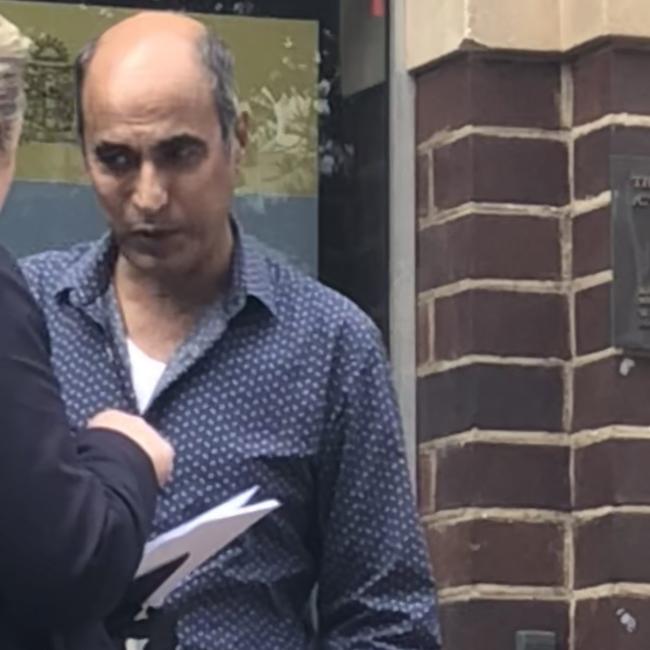 Taxi driver Akram Chaudry, 56, of Newport, outside Manly Local Court on Thursday. Picture: Manly Daily