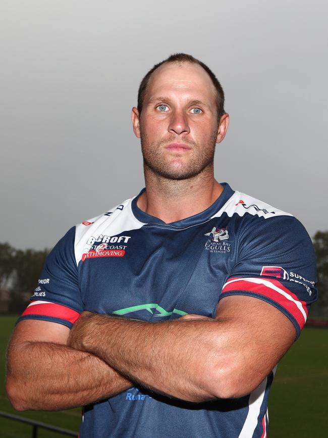 Runaway Bay Rugby League A-grade coach Nick Gleeson. Photograph : Jason O'Brien