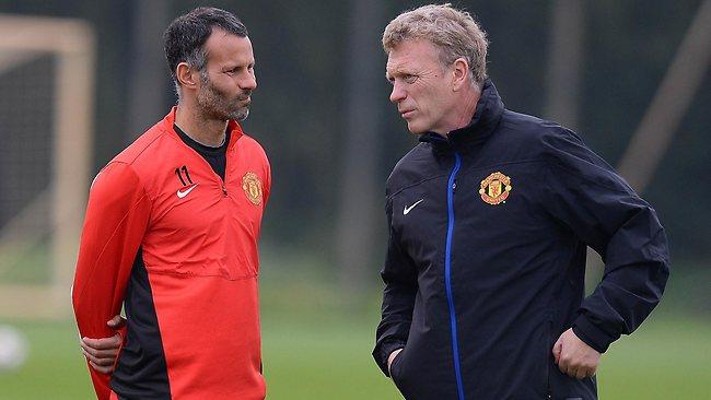 Ryan Giggs and David Moyes