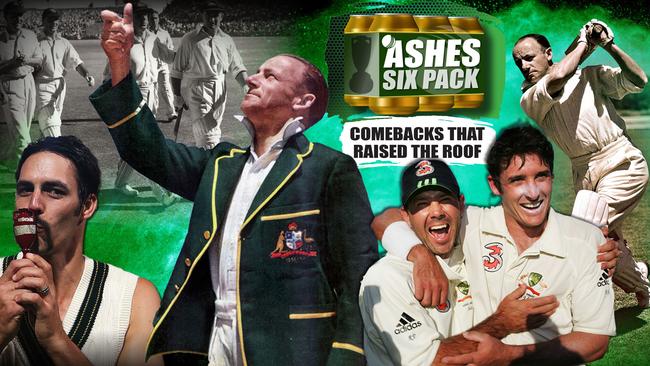 Ashes Six Pack comebacks that raised the roof