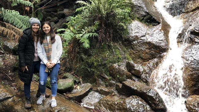 Melbourne mum Lisa Mavraganis took her 13-year-old daughter Charlotte on a mother-daughter retreat in Warburton