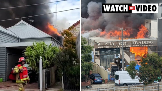 Huge fire at factory in Brunswick East, 5km north of Melbourne