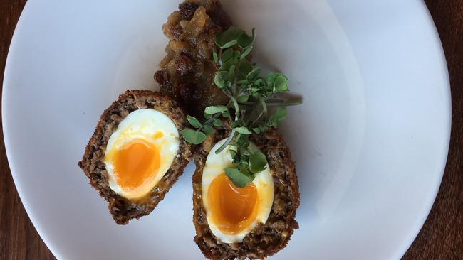 Scotch Egg at Victoria Hotel, Footscray.