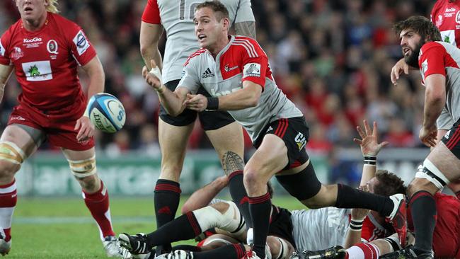 Sport BCM 8.7.11 Reds vs Crusaders. Crusaders Andy Ellis. The Queensland Reds vs the Crusaders during the Super Rugby Final at Suncorp Stadium in Brisbane. Pic Peter Wallis