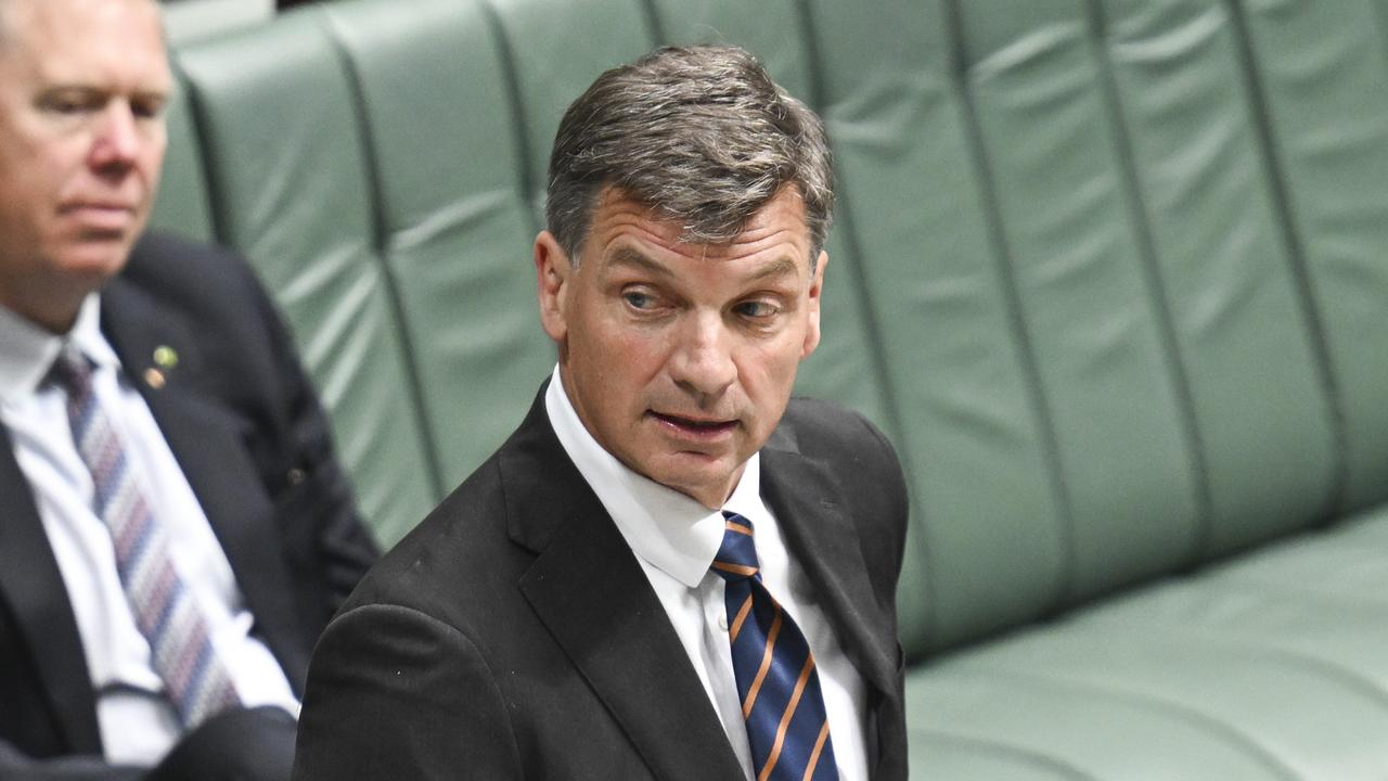 Shadow Treasurer Angus Taylor said the standard-of-living for Australians had collapsed. Picture: NewsWire/ Martin Ollman