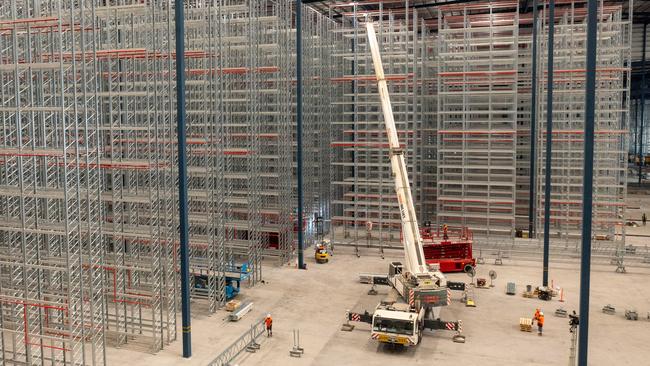 A look inside the giant warehouse. It has a total gross floor area of 6.9 hectares.