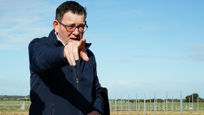 MELBOURNE AUSTRALIA - NewsWire Photos JULY 21, 2023: Victorian Premier Dan Andrews is seen prior to  a press conference in Mannerim .Picture: NCA NewsWire / Luis Enrique Ascui