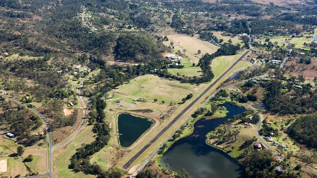 The airstrip at Kooralbyn resort, along with its other assets, is for sale. Photo: Supplied