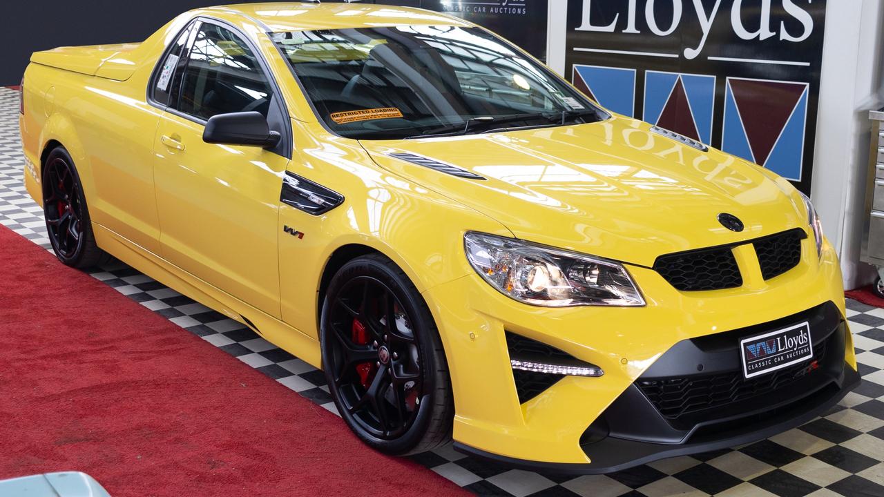 This HSV Maloo GTS-R W1 currently holds the record for the most expensive Aussie built car sold at auction.