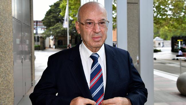 Former NSW minister Eddie Obeid is due to be sentenced next month. Picture: AAP