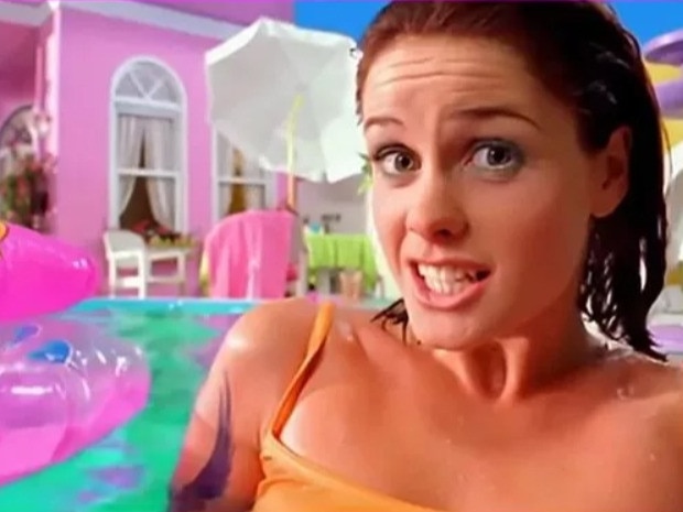 Aqua in the Barbie Girl video.